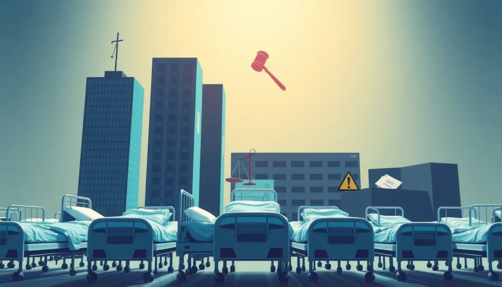 4 health systems vying to add more hospital beds in Buncombe County.png AI generated image using Flux AI