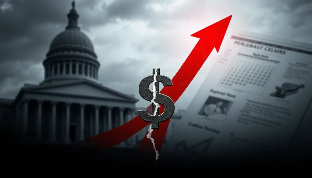 Government Shutdown Enters Fourth Week, Harming Businesses and Threatening Health Care Stability.png AI generated image using Flux AI