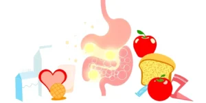 what are common food sensitivities that cause bloating and gas.png AI generated image using Flux AI