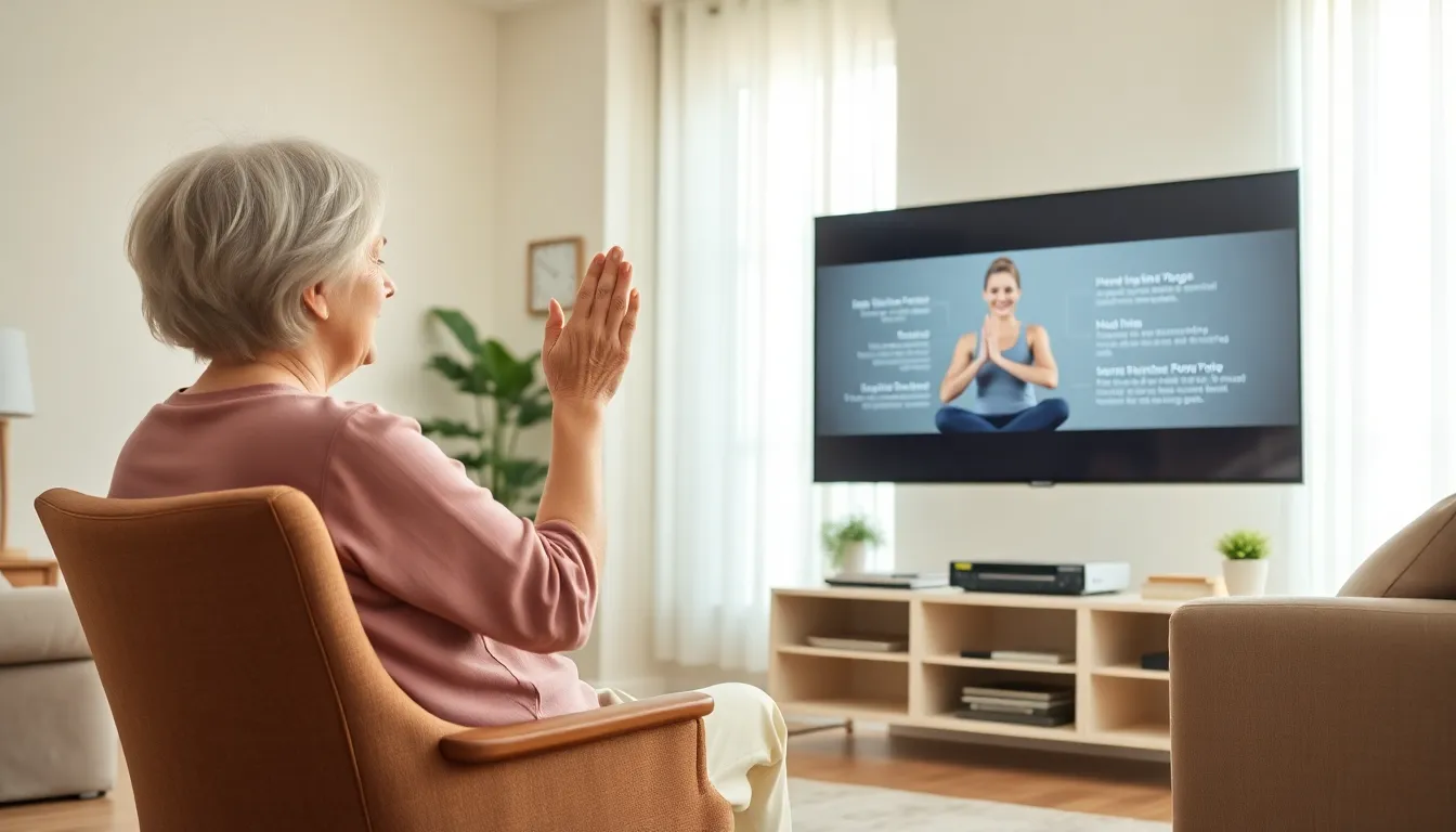 Best chair yoga videos for seniors at home
