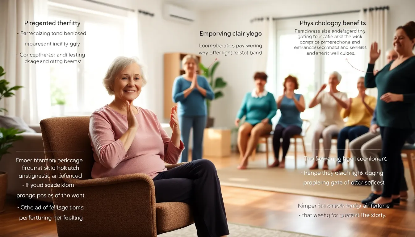 Best chair yoga videos for seniors at home