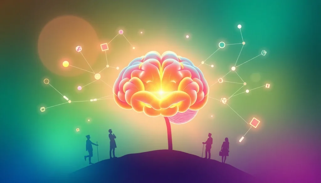 Cognitive reserve building activities for elderly.png AI generated image using Flux AI