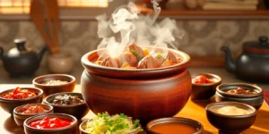 First lady shares traditional Korean food recipe with chefs, students in South Africa.png AI generated image using Flux AI