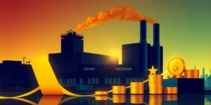 Korean confectioner Orion Food Vina breaks ground on 3rd factory in Vietnam.png AI generated image using Flux AI