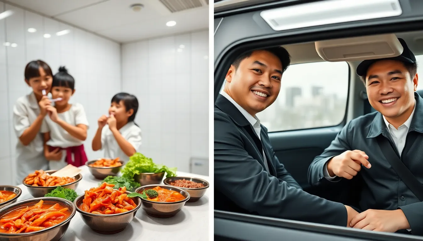 Koreans brush teeth openly and together from childhood. Why?