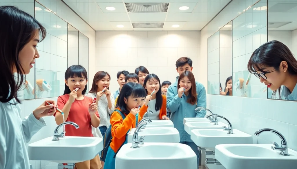 Koreans brush teeth openly and together from childhood. Why?.png AI generated image using Flux AI